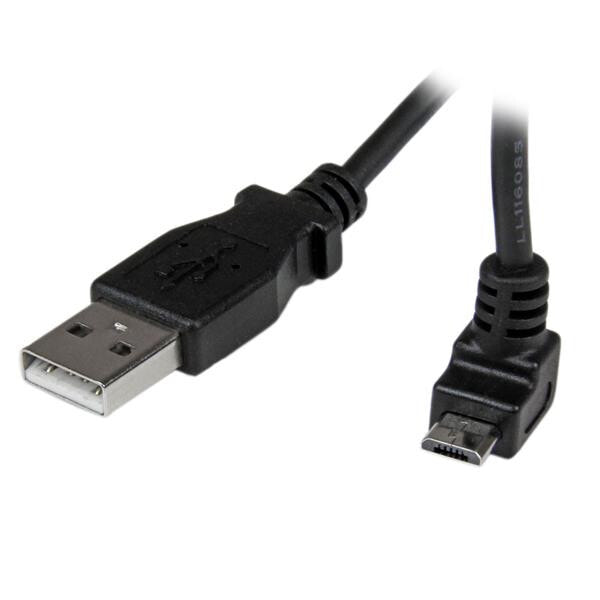 StarTech.com 1m USB2.0 A - micro B m/m USB кабель 2.0 USB A Micro-USB B Черный USBAUB1MU