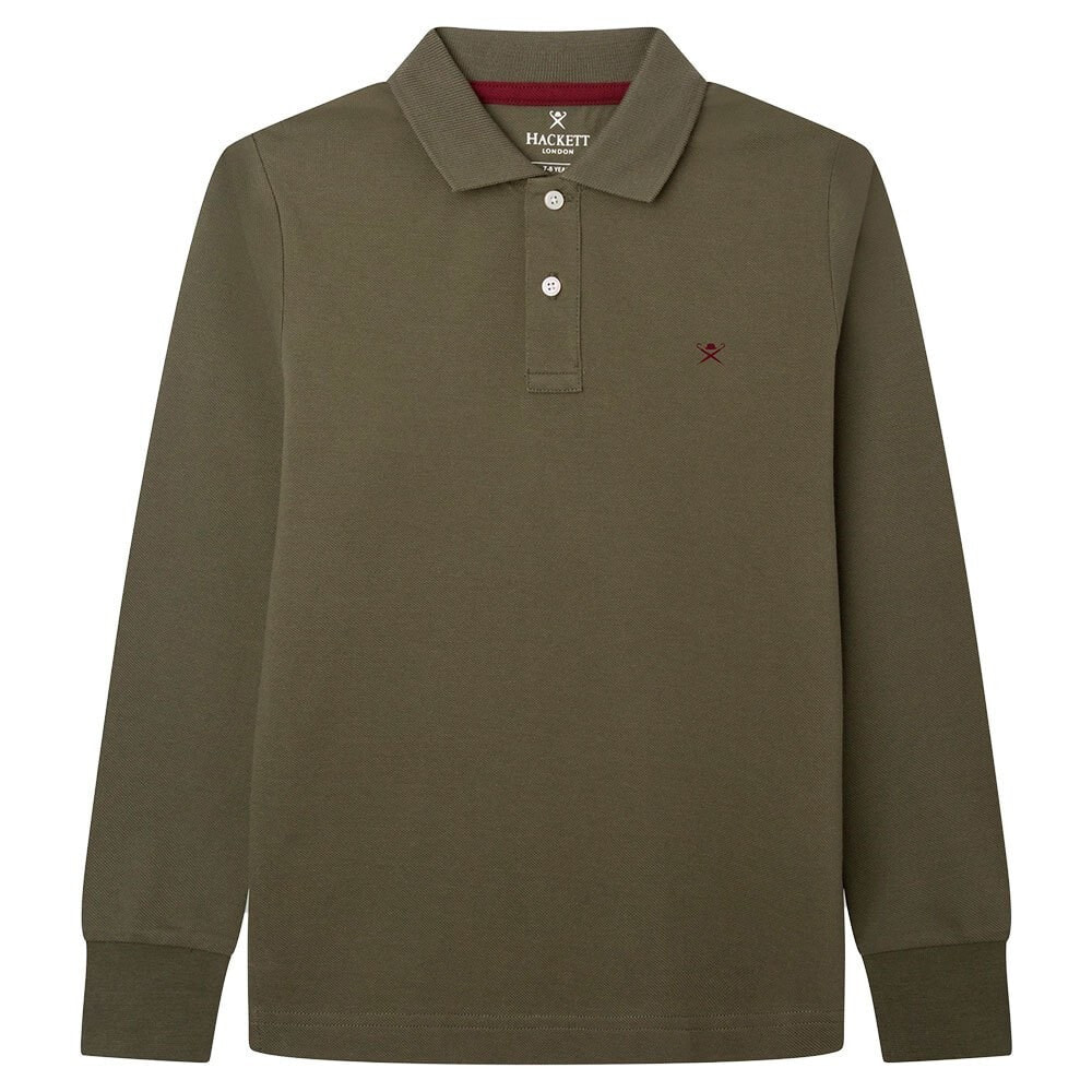 HACKETT Small Logo Long Sleeve Polo