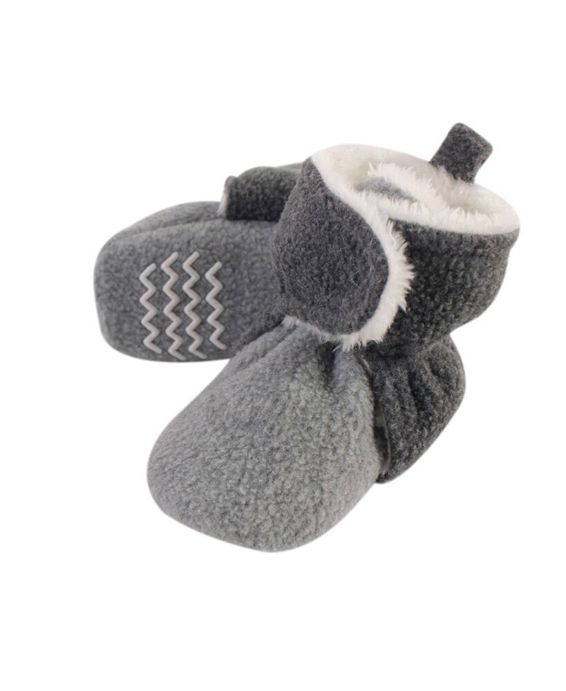 Hudson Baby baby Girls and Boys Cozy Fleece and Sherpa Booties