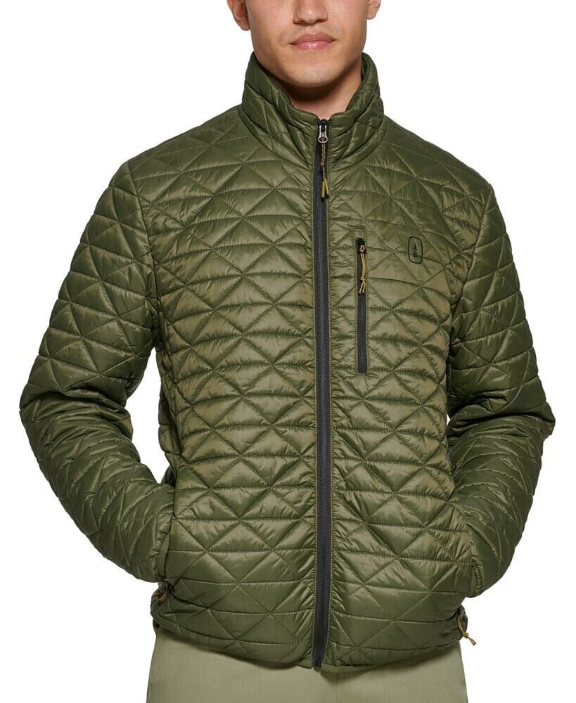 Men's Delta Diamond Quilted Packable Puffer Jacket