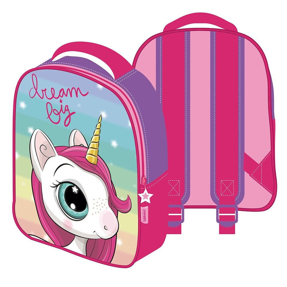 ZASKA 3D 26x32x10 cm Unicorn Backpack
