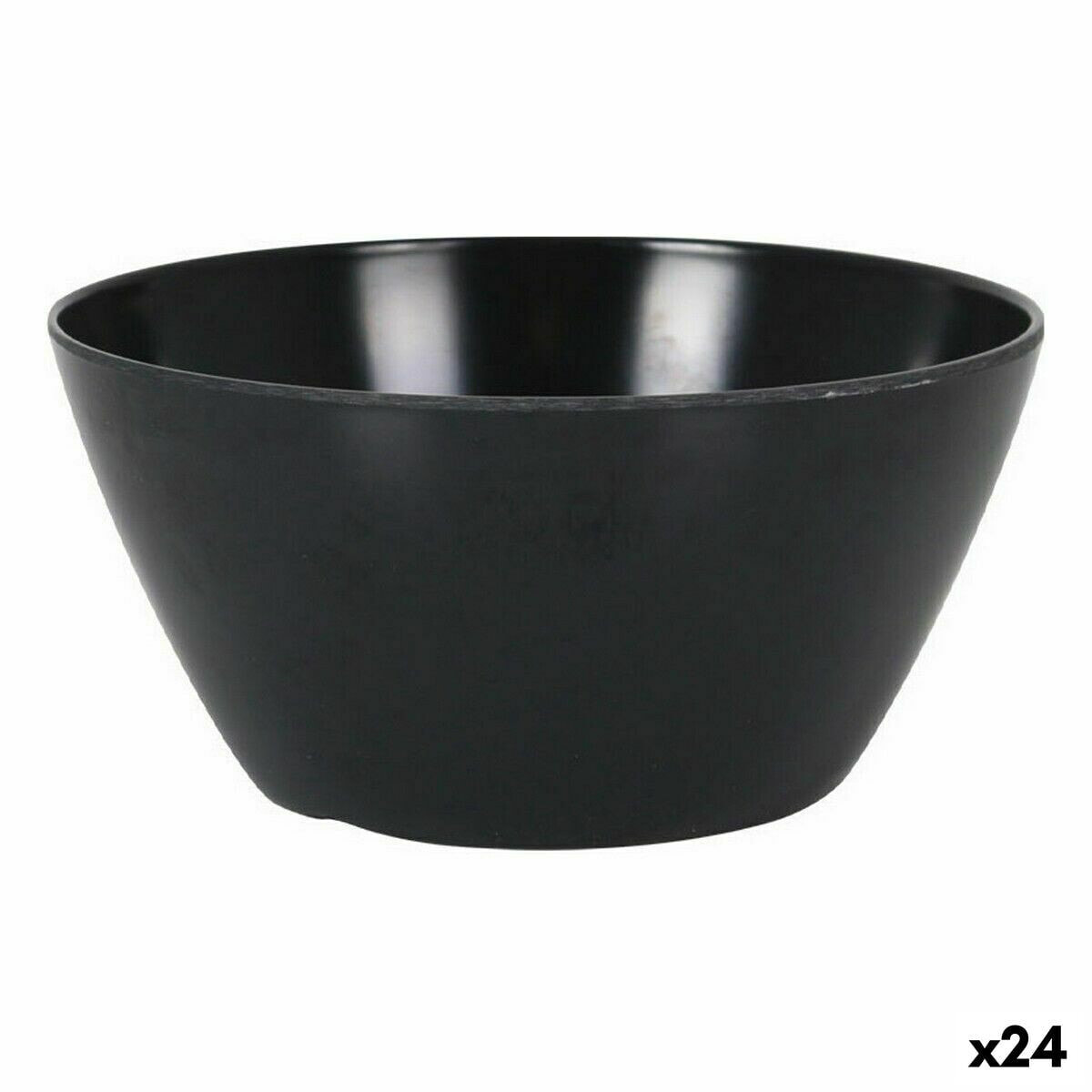 Snack Bowl La Mediterránea Melamin Anthracite 14,5 x 7 cm (24 Units)
