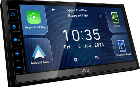 Kw-M785Dbw Car Media Receiver Black Wi-Fi 200 W Bluetooth