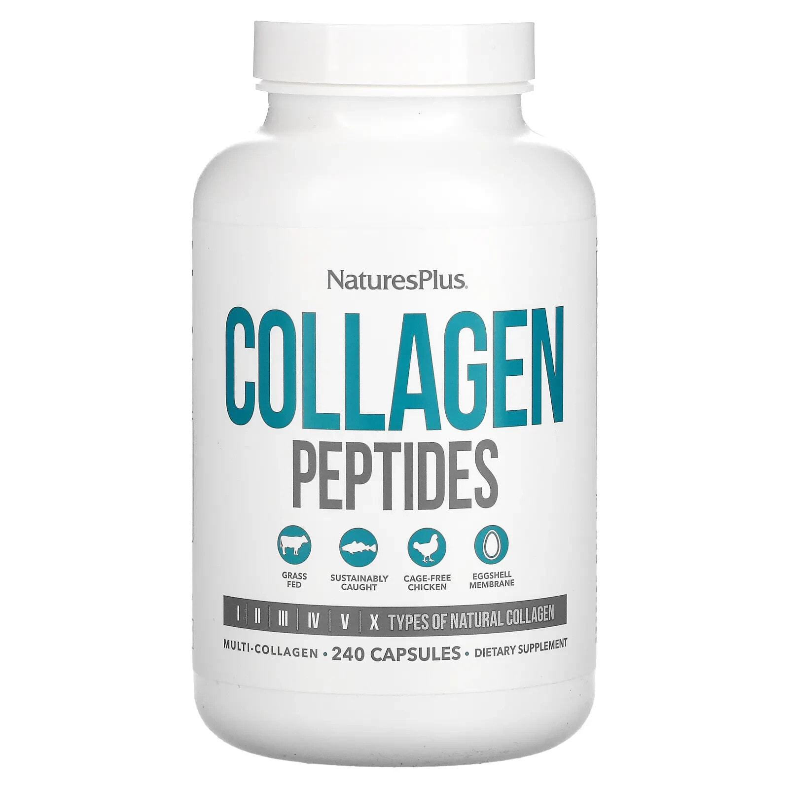 Collagen Peptides, 240 Capsules