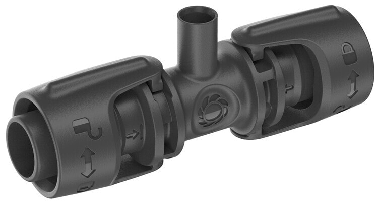 Gardena 13206-20 - Joint connector - Drip irrigation system - Plastic - Black - 13 mm - 1 pc(s)
