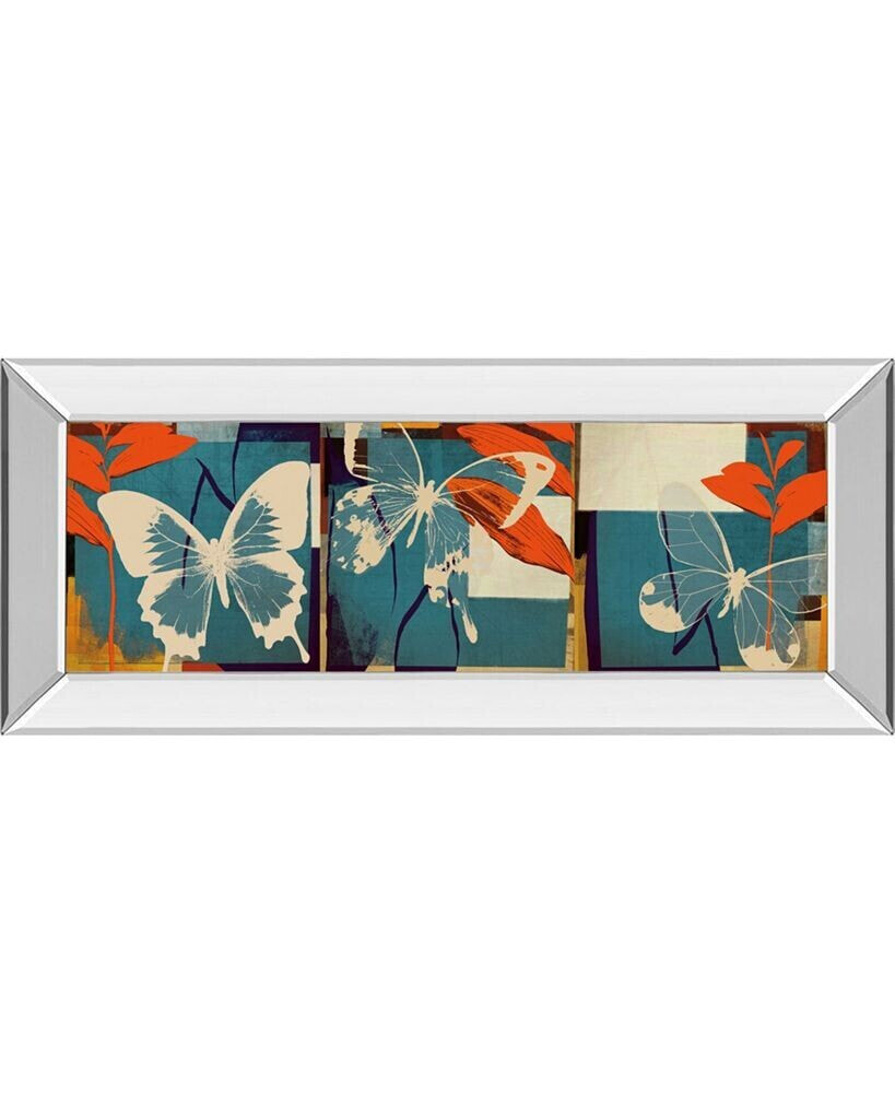 Classy Art butterflies Viola by Noah Mirror Framed Print Wall Art - 18
