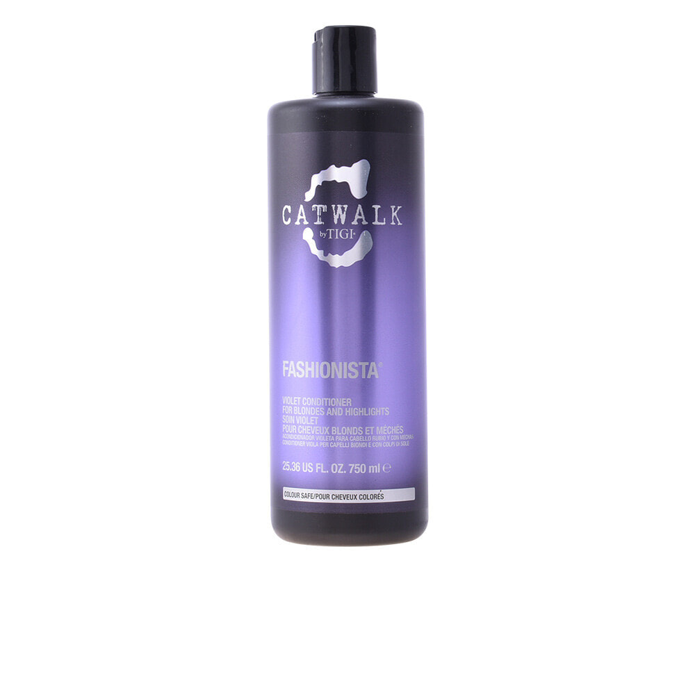 TIGI Catwalk Fashionista Violet Conditioner Кондиционер для коррекции цвета осветленных волос 750 мл