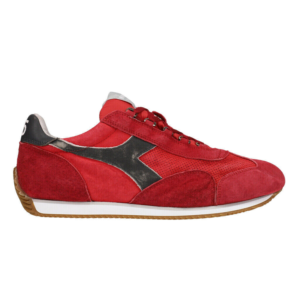 Diadora Equipe Suede Sw Lace Up Mens Red Sneakers Casual Shoes 175150-55013