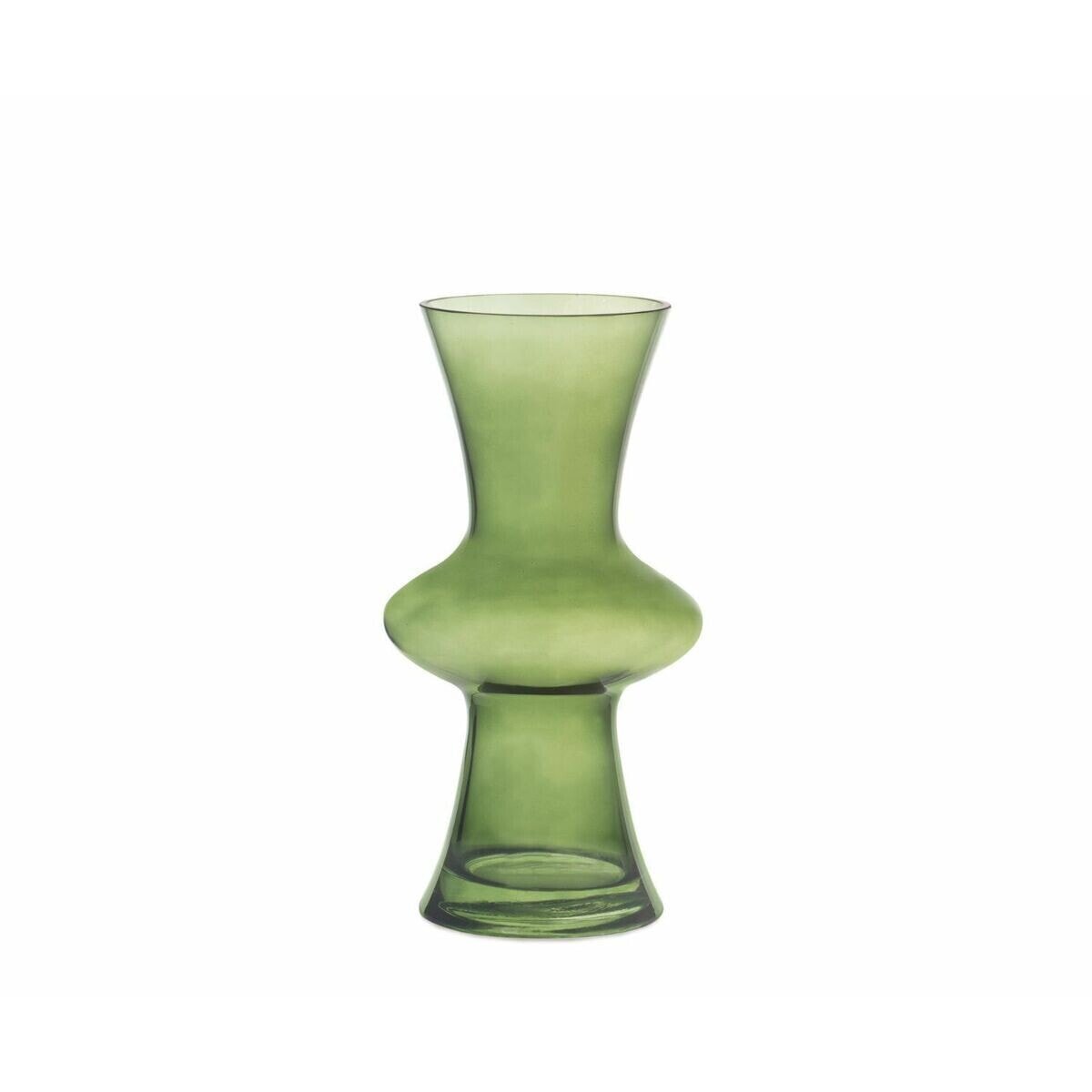 Vase Alexandra House Living Green Crystal 13 x 25 x 13 cm