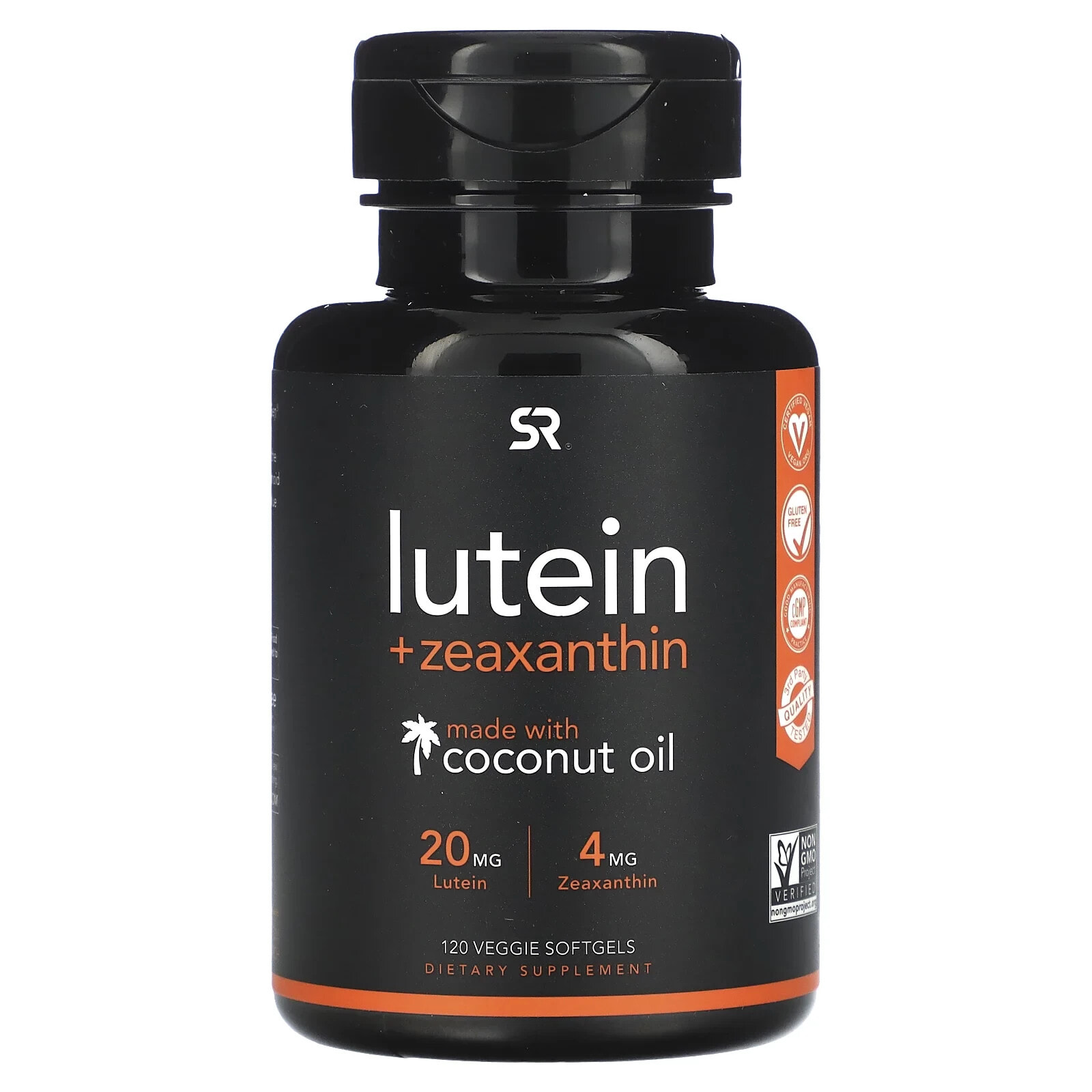 Lutein + Zeaxanthin, 30 Veggie Softgels
