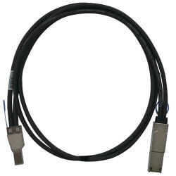 QNAP CAB-SAS05M-8644-8088 Serial Attached SCSI (SAS) кабель 1 m Черный