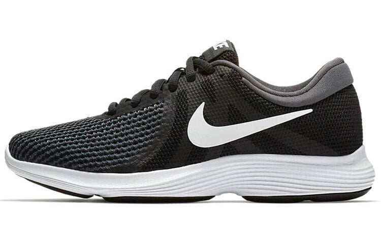 Nike REVOLUTION 4 编织 低帮 跑步鞋 女款 黑白 / Обувь Nike REVOLUTION 4 Running 908999-001