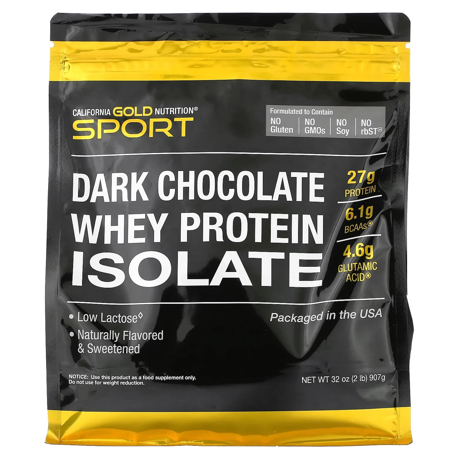 SPORT - Dark Chocolate Whey Protein Isolate, 5 lbs (2.27 kg)