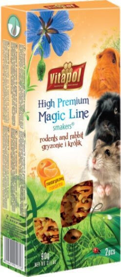 Vitapol SMAKERS FOR RODENTS AND RABBIT WITH TANDARINE MAGIC LINE
