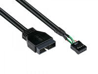 Good Connections 5021-PST2 - 0.3 m - USB 2.0 - 480 Mbit/s - Black