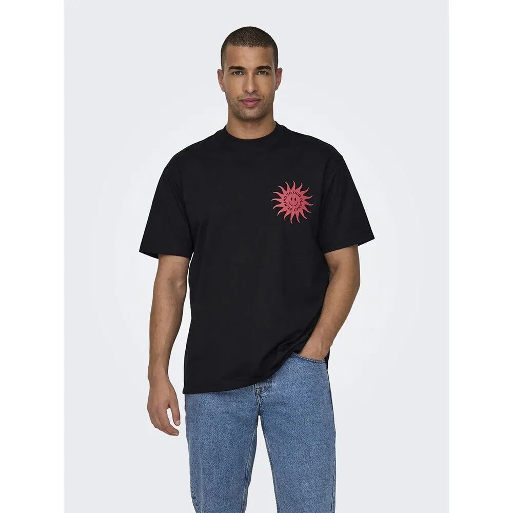 ONLY & SONS Layne Life Rlx Planet Short Sleeve T-Shirt