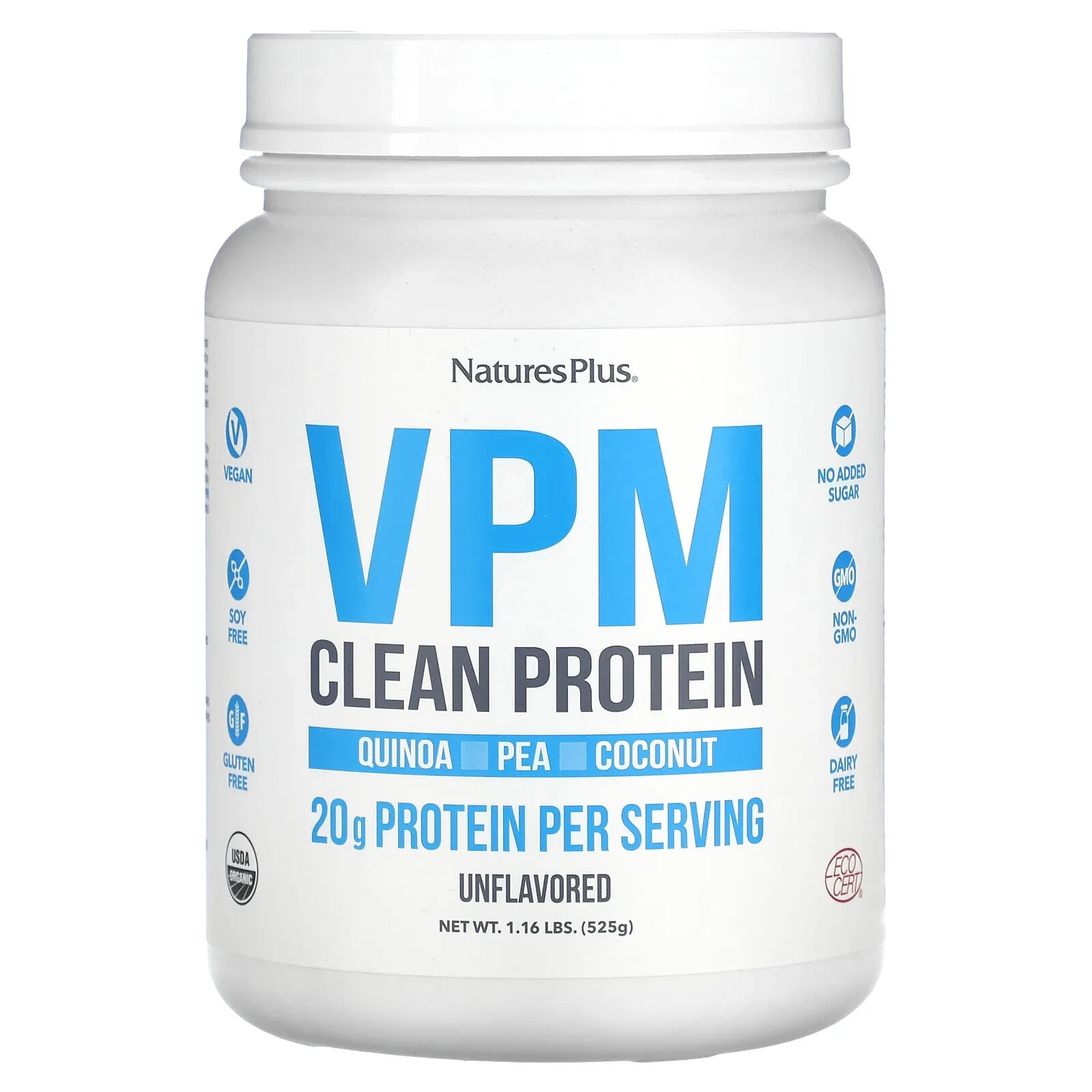 VPM Clean Protein, Unflavored, 1.16 lbs (525 g)