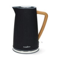 Nedis Wasserkocher| 1.7 l| Soft-Touch| Schwarz| Um 360 Grad drehbar| Verdecktes