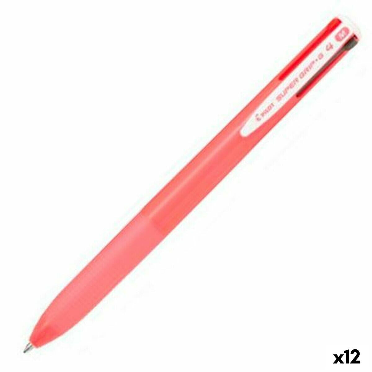 Pen Pilot Supergrip G4 Light Pink 0,4 mm (12 Units)