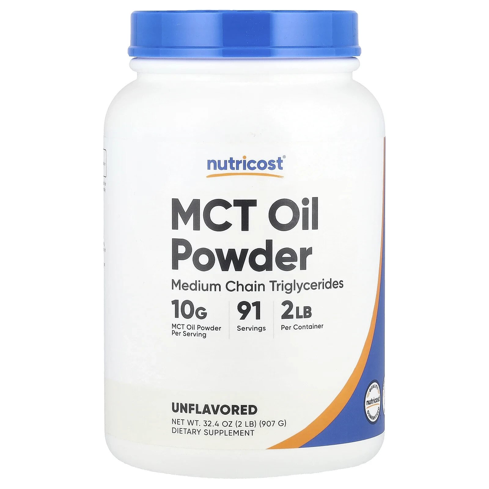 MCT Oil Powder, Unflavored, 32.4 oz (907 g)