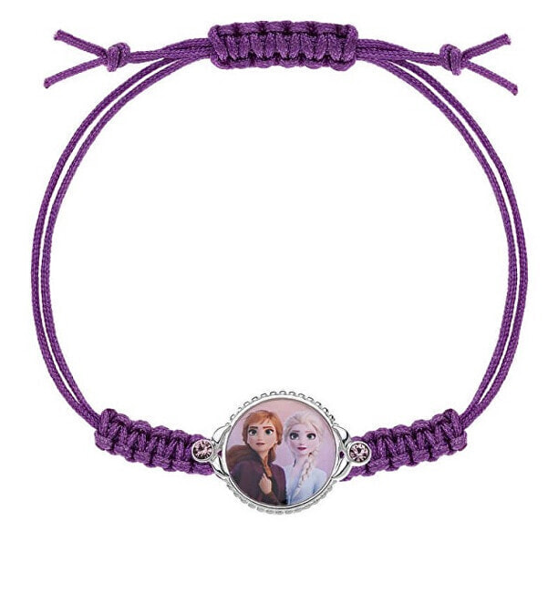 Charming textile bracelet Anna and Elsa Frozen BS00003SRAL