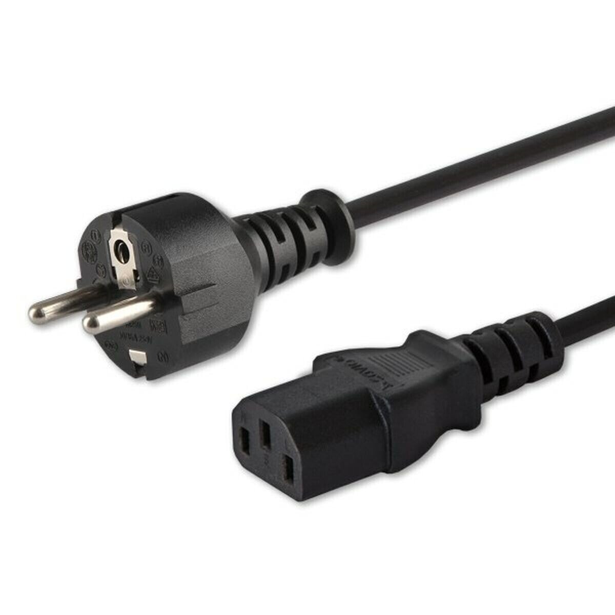 Power Cord Savio CL-138 Schuko IEC C13 Black 1,8 m