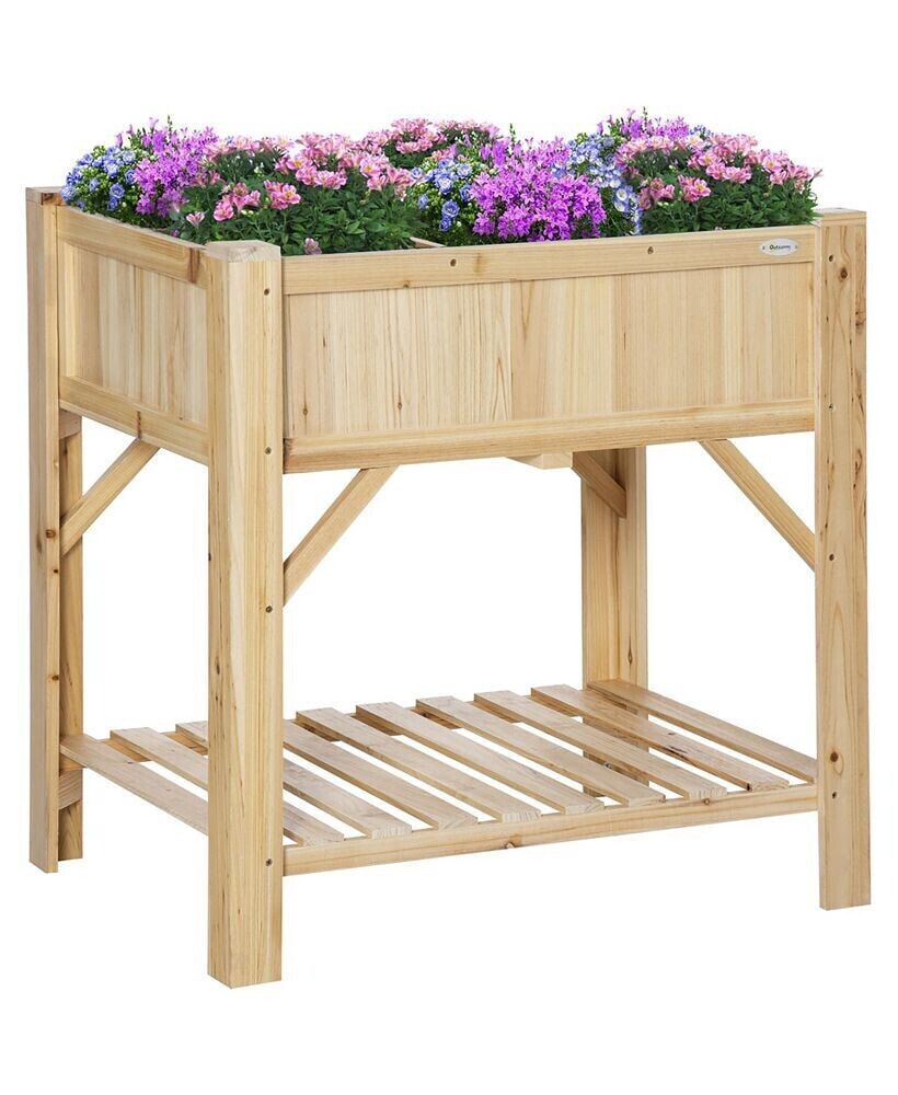 Outsunny raised Garden Bed, 6 Grid, 31