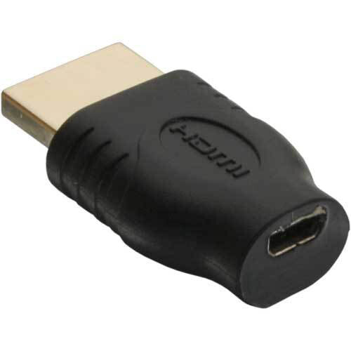 InLine 17690A кабельный разъем/переходник HDMI A HDMI D Черный