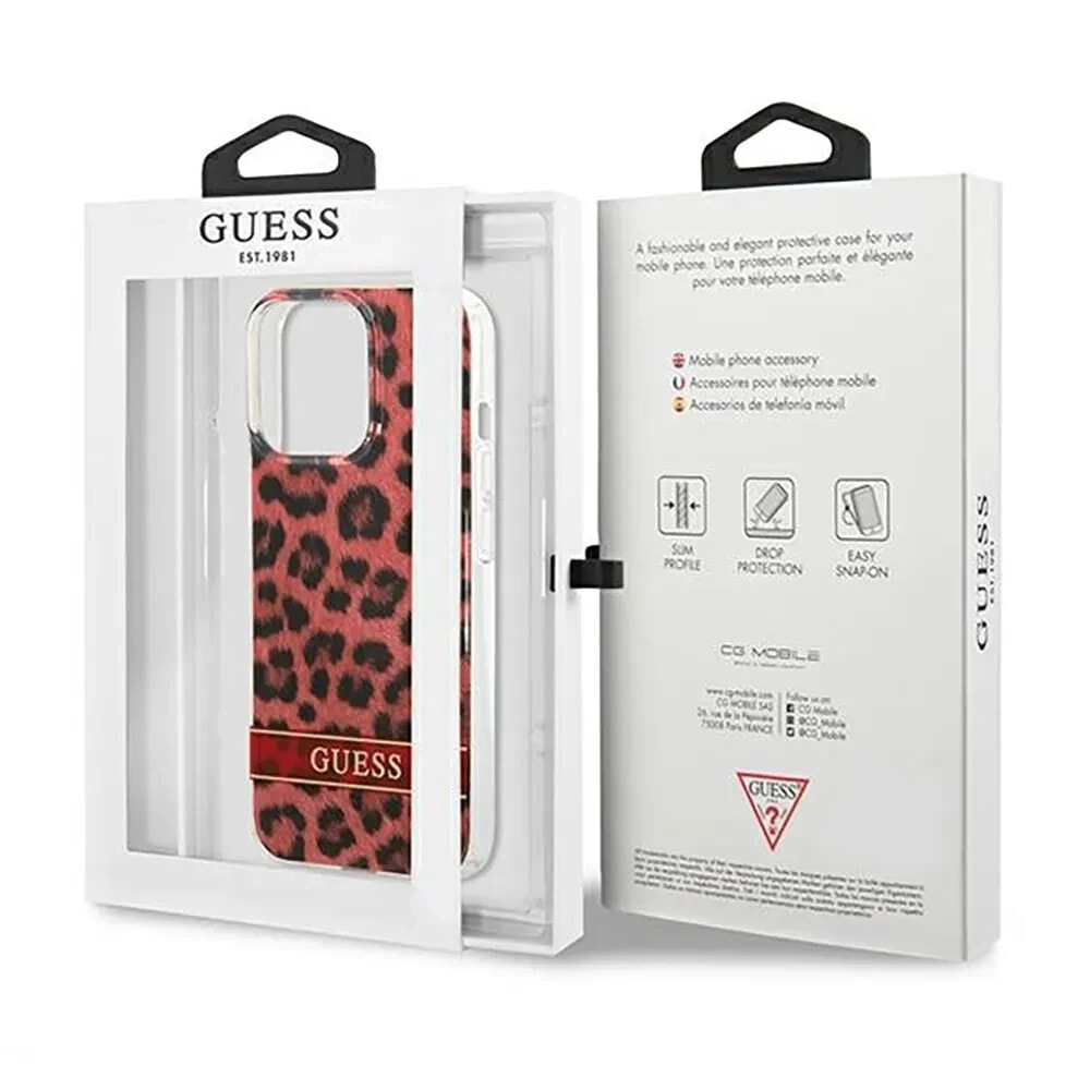 GUESS Guhcp13LhsleiPhone 13 Pro13 6.1 Leopard phone case