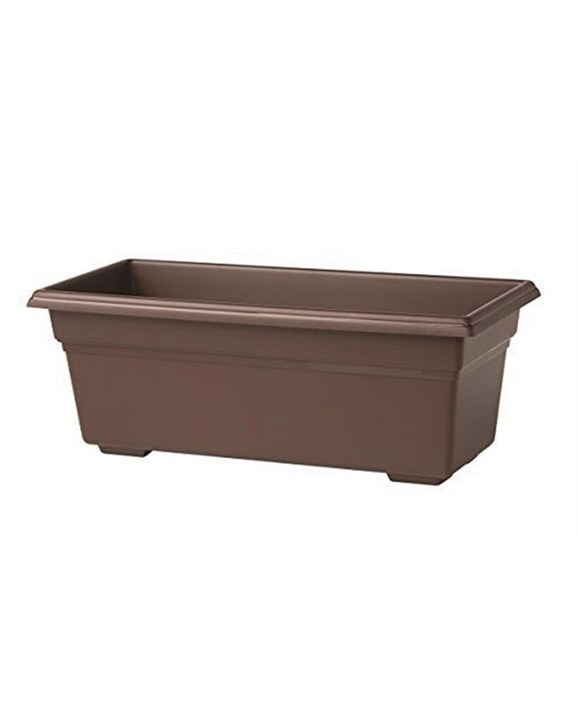 Novelty countryside Flower Box, 30 Inch, Brown