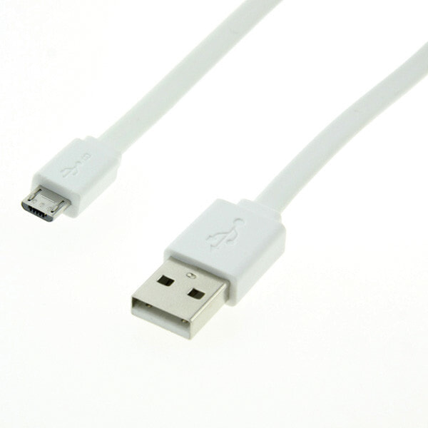 Secomp USB 2.0, A - Micro B, M/M, 1m USB кабель USB A Micro-USB B Белый 11.02.8761