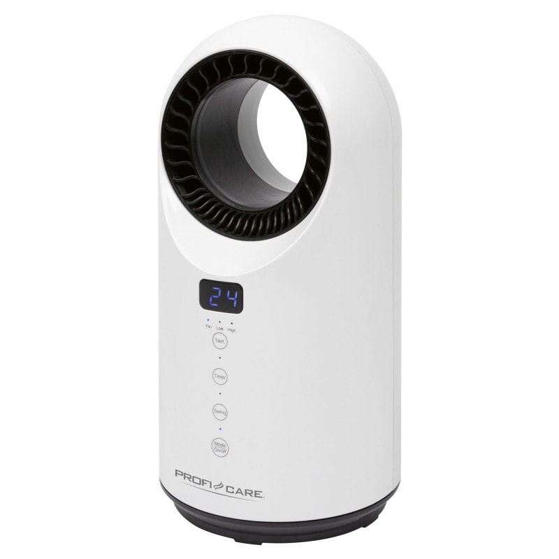 Электрический вентиляторный нагреватель Clatronic ProfiCare PC-HL 3086 Черный, Белый 1500 Вт 330860