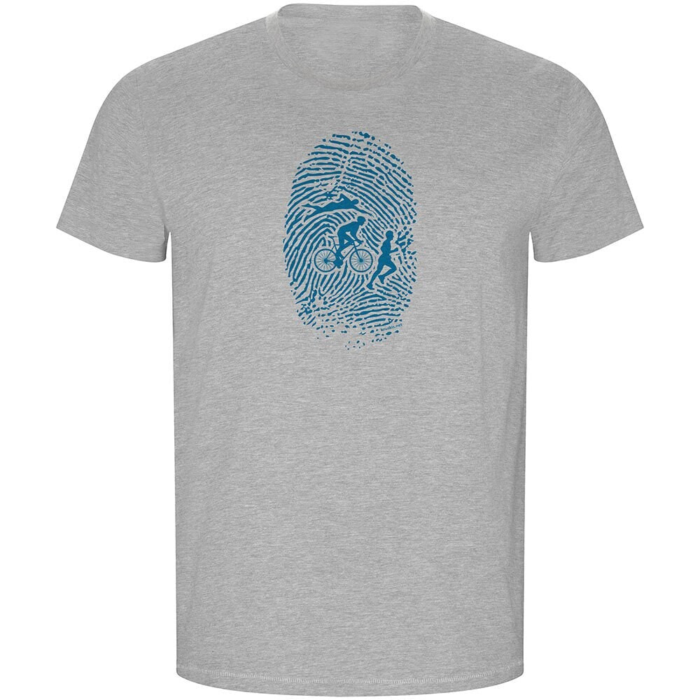 KRUSKIS Triathlon Fingerprint ECO Short Sleeve T-Shirt