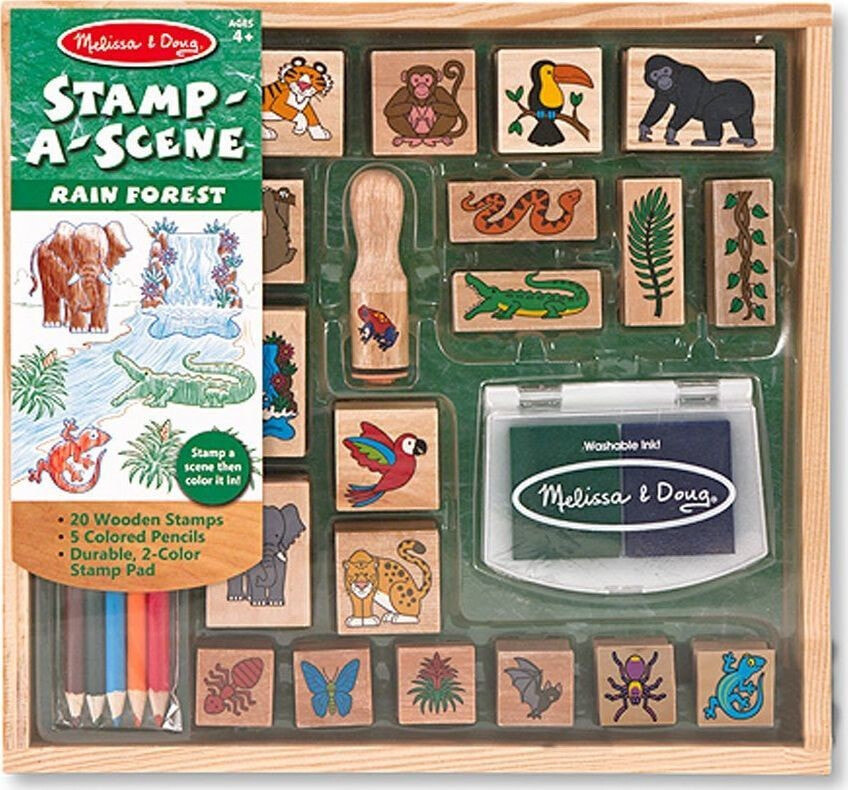 Melissa & Doug Melissa Stamps Stamps Rainforest Large universal
