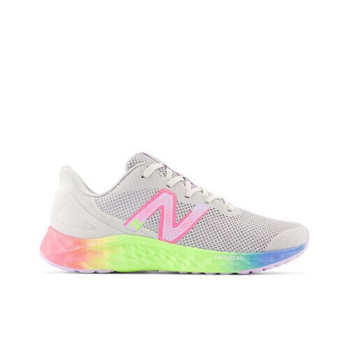 New Balance Kids' Fresh Foam Arishi v4 Grey/Purple/Pink/Green Size 3.5 W