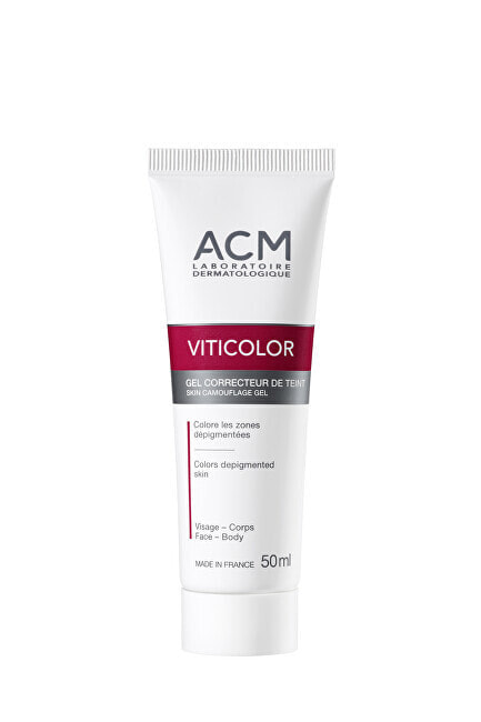 CM Viticolor Skin Camouflage Gel Камуфлирующий гель для лица и тела, для окрашивания участков кожи с витилиго 50 мл