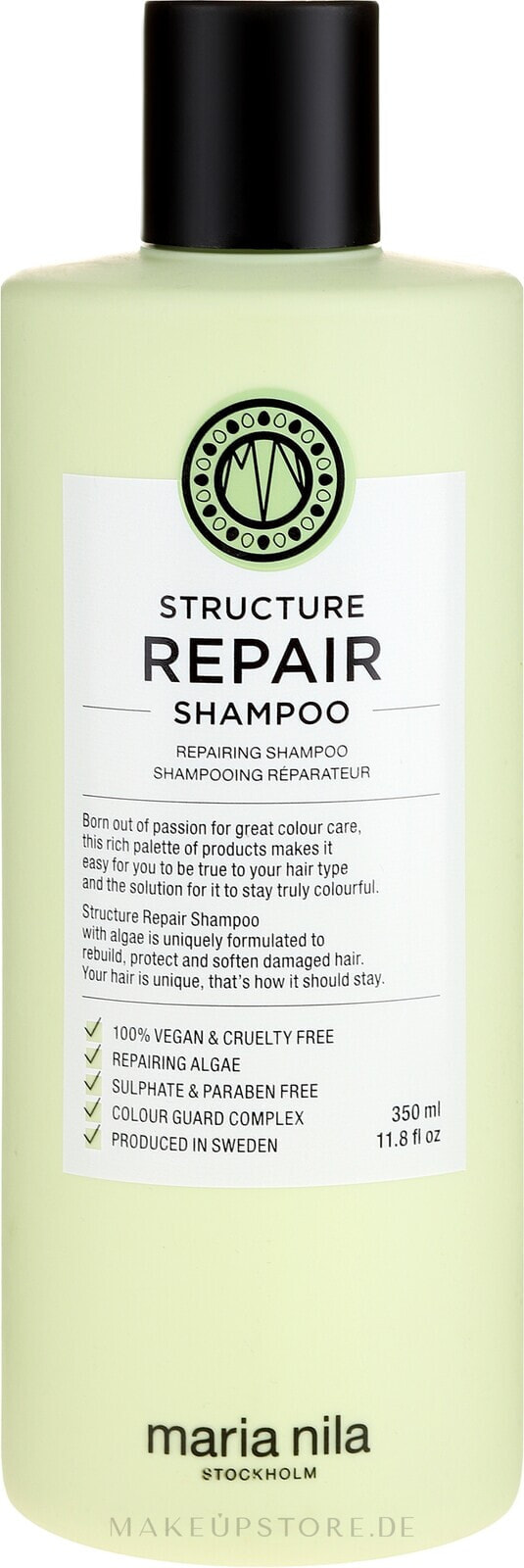 Shampoo für trockenes und strapaziertes Haar - Maria Nila Structure Repair Shampoo