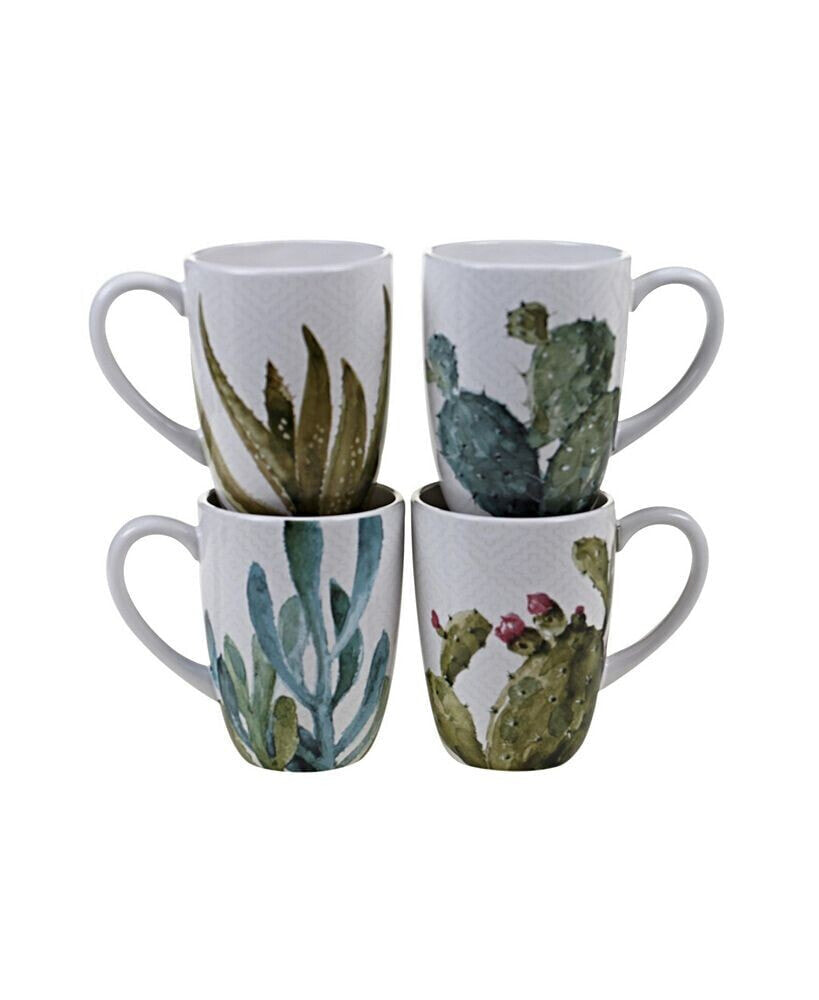 Certified International cactus Verde 4-Pc. Mug
