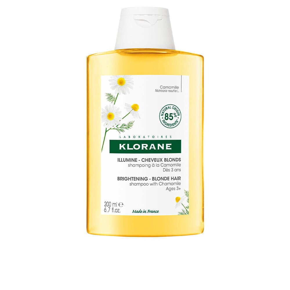 Klorane Reflets Blonds Chamomile Shampoo Осветляющий ромашковый шампунь для светлых волос 200 мл