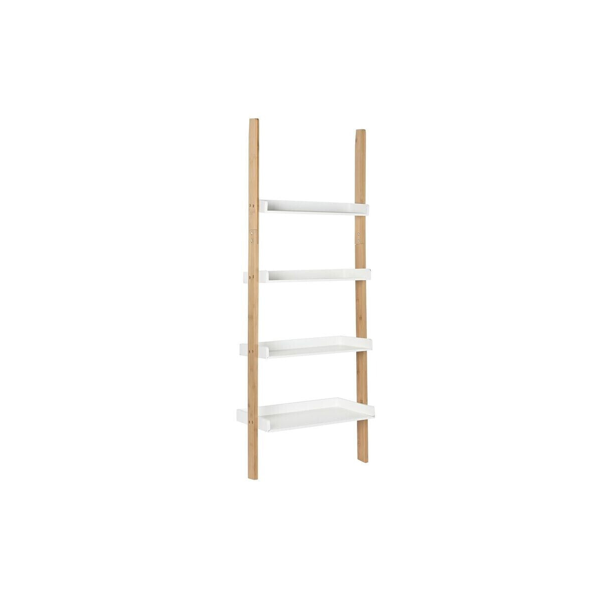 Shelves DKD Home Decor White Natural Bamboo MDF Wood 57 x 30 x 152 cm (1)