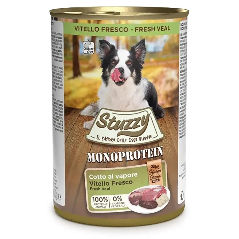 STUZZY Monoprotein veal wet dog food 400g