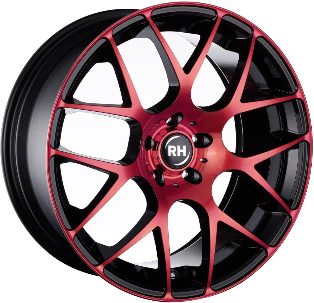 Колесный диск литой RH Alurad NBU Race color polished - red 8.5x19 ET35 - LK5/120 ML72.6
