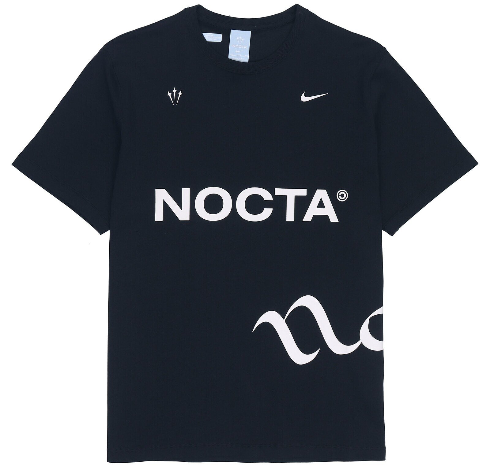 Nike x Drake 联名款 NOCTA系列 撞色Logo字母印花休闲套头短袖T恤 男款 黑色 / Футболка Nike x Drake NOCTA LogoT DM1727-010