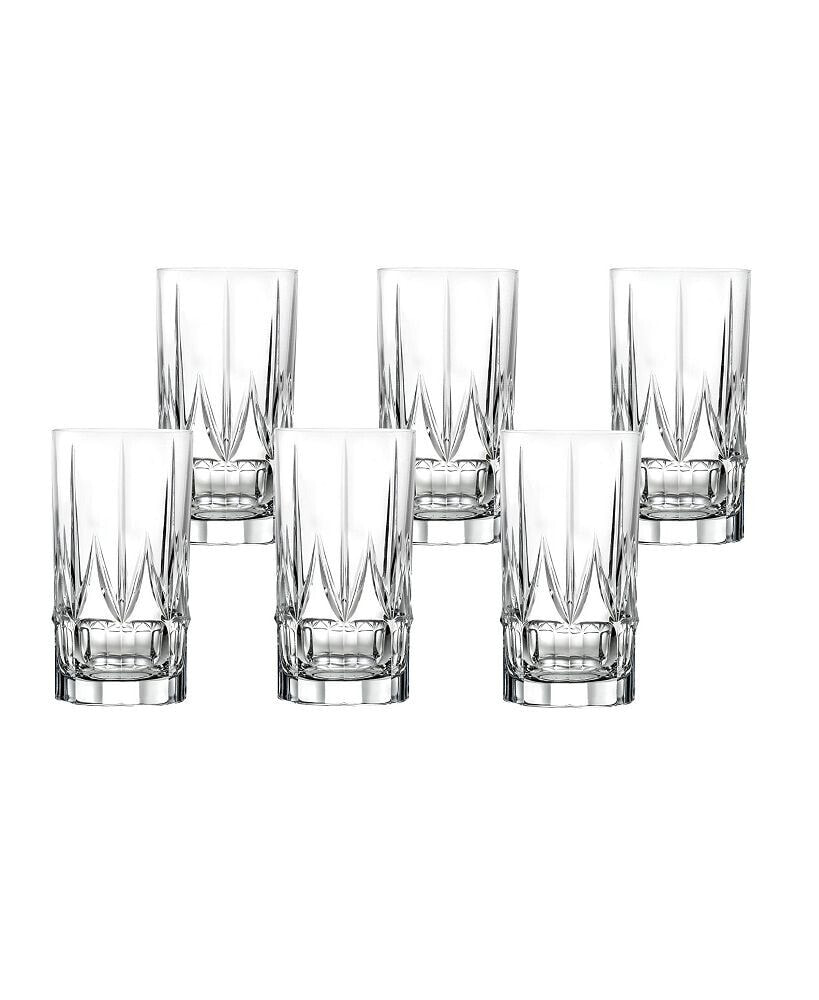 Lorren Home Trends chic High Ball Tumblers, Set of 6