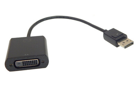 HP 752660-001 видео кабель адаптер DVI DisplayPort Черный