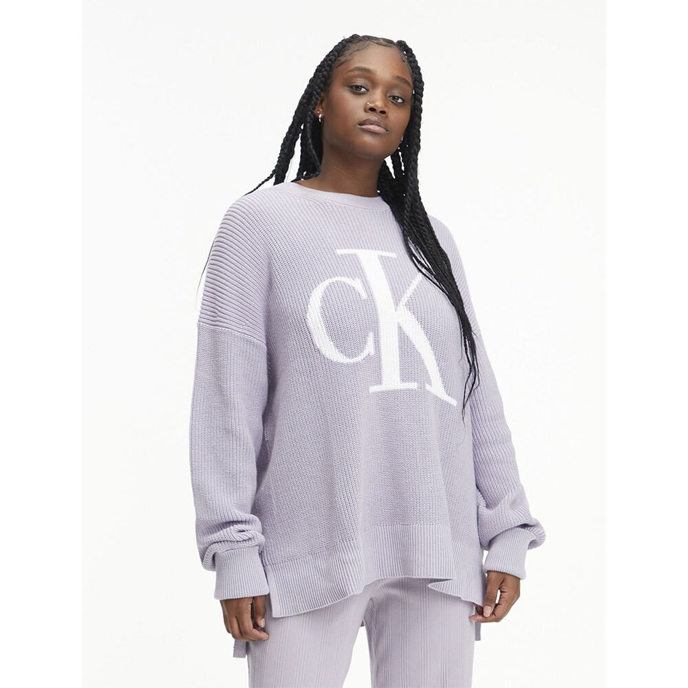 CALVIN KLEIN JEANS Intarsia Loose Sweatshirt