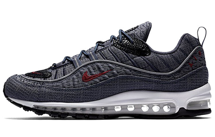 Nike Air Max 98 Thunder Blue 低帮 跑步鞋 男女同款 牛仔蓝 / Кроссовки Nike Air Max 98 Thunder Blue 924462-400