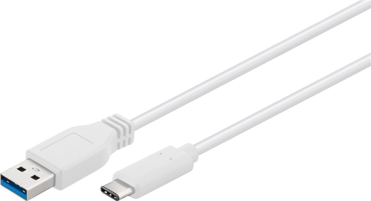 Goobay 67185 USB кабель 0,5 m 3.2 Gen 1 (3.1 Gen 1) USB A USB C Белый