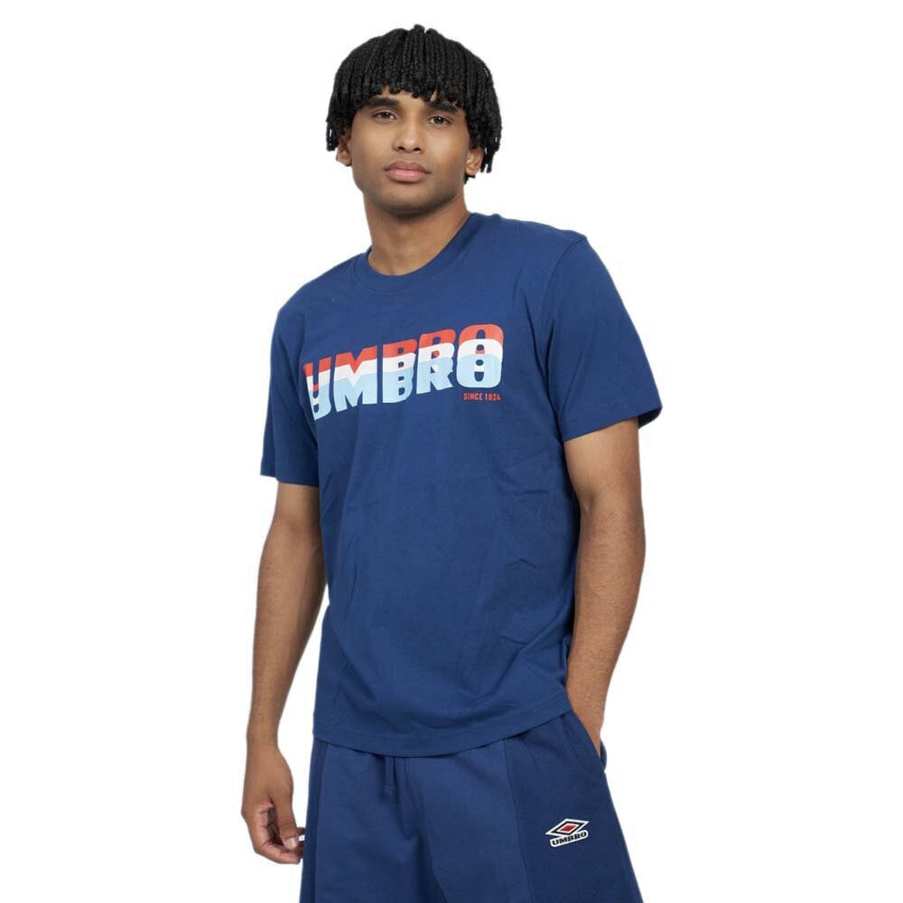 UMBRO Layered Logo Short Sleeve T-Shirt