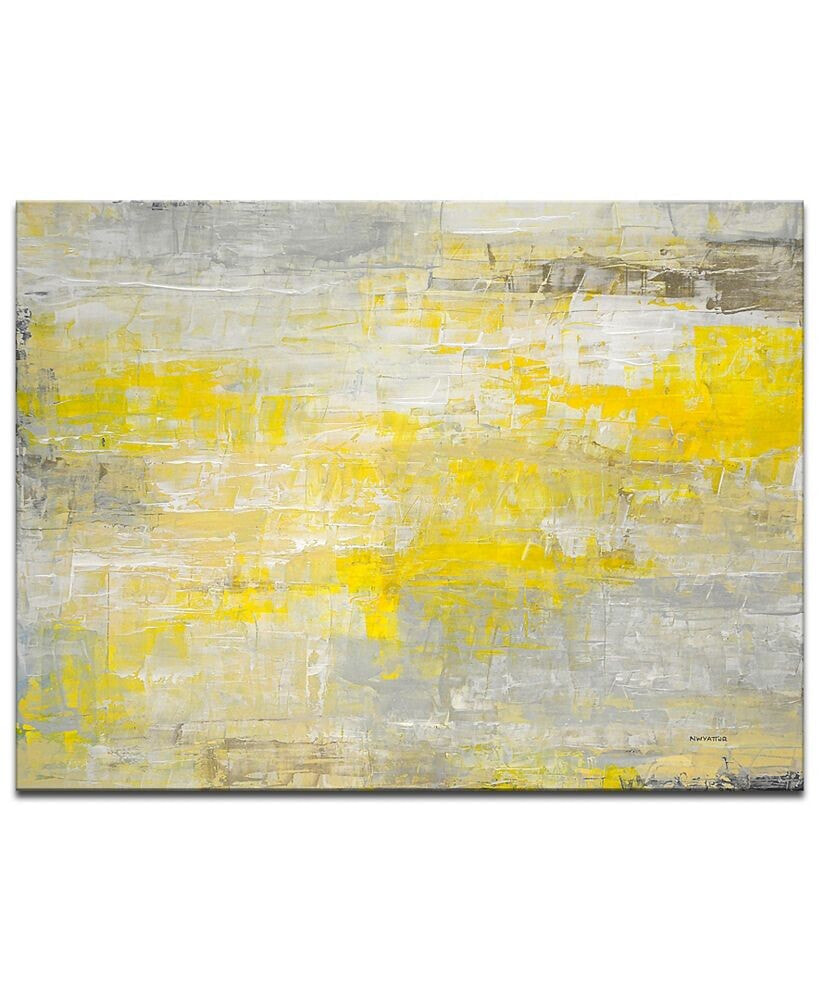 'Yellow Breeze' Canvas Wall Art, 20x30